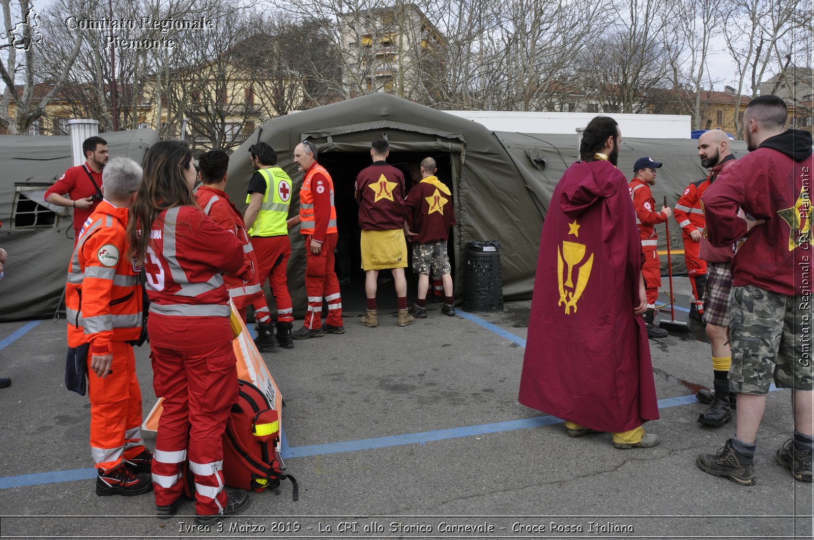 Ivrea 3 Marzo 2019 - La CRI allo Storico Carnevale - Croce Rossa Italiana - Comitato Regionale del Piemonte