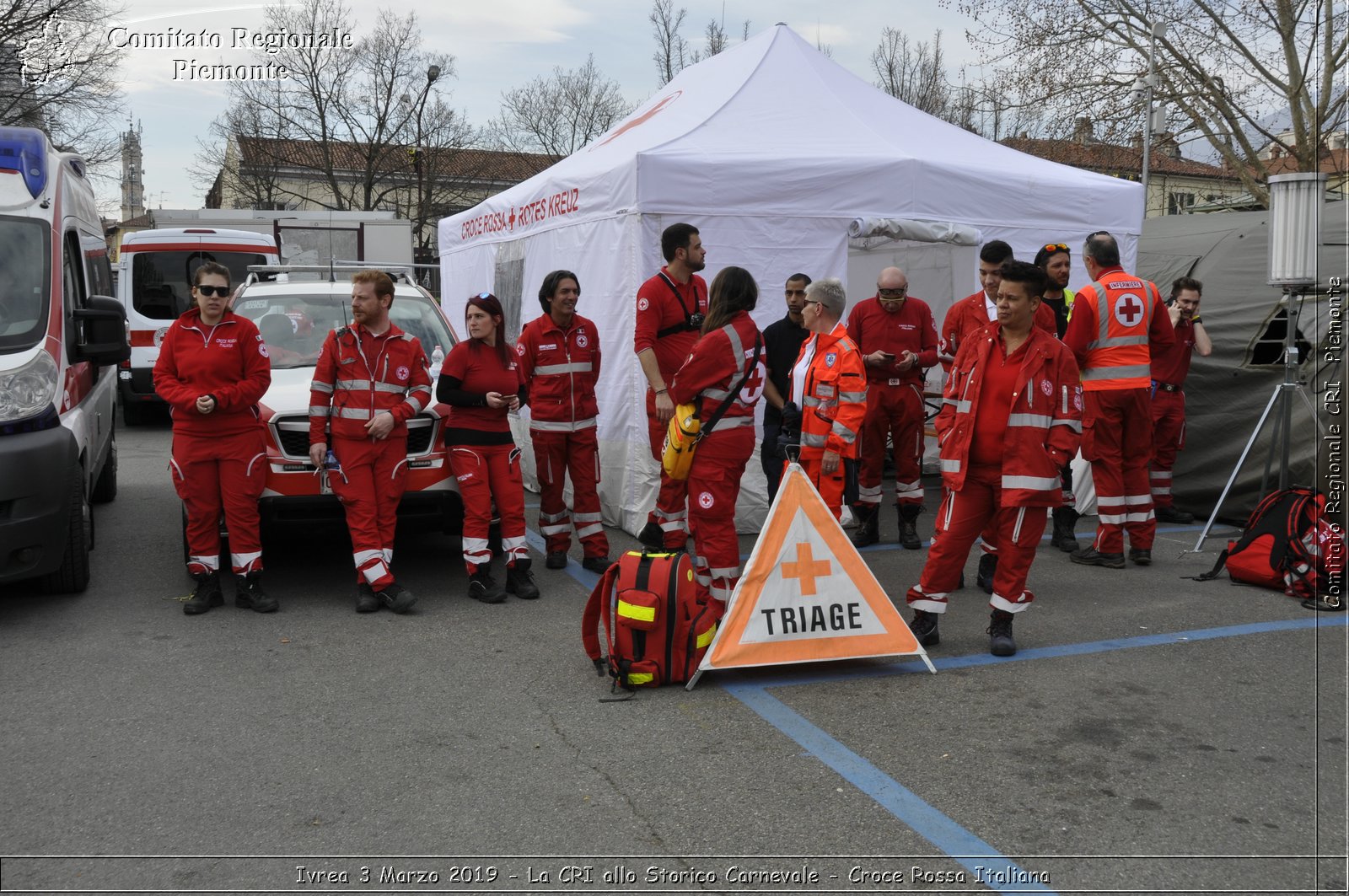 Ivrea 3 Marzo 2019 - La CRI allo Storico Carnevale - Croce Rossa Italiana - Comitato Regionale del Piemonte