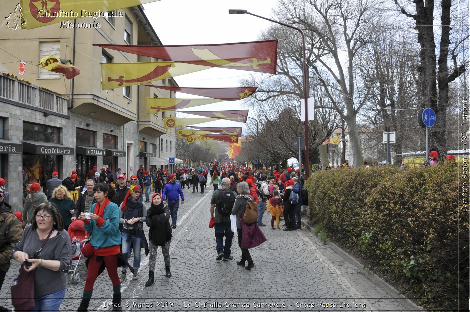 Ivrea 3 Marzo 2019 - La CRI allo Storico Carnevale - Croce Rossa Italiana - Comitato Regionale del Piemonte