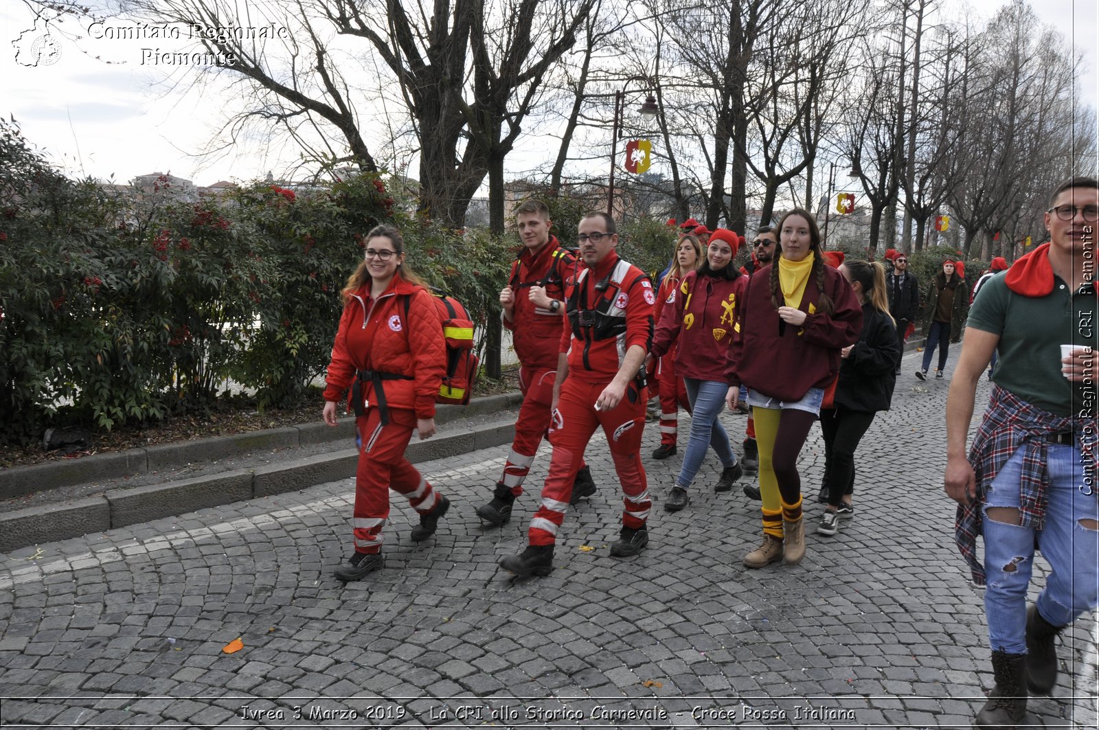 Ivrea 3 Marzo 2019 - La CRI allo Storico Carnevale - Croce Rossa Italiana - Comitato Regionale del Piemonte