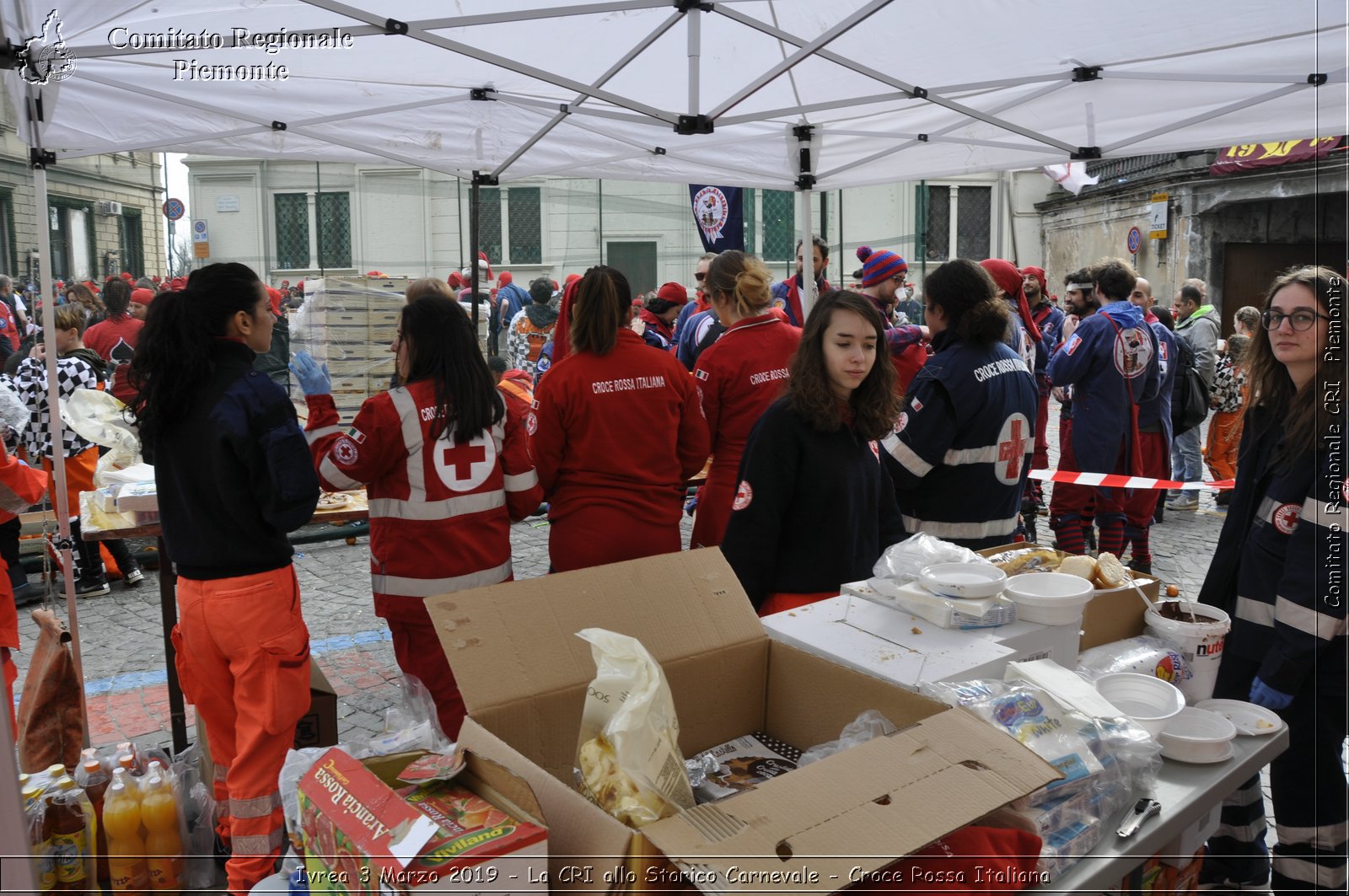 Ivrea 3 Marzo 2019 - La CRI allo Storico Carnevale - Croce Rossa Italiana - Comitato Regionale del Piemonte