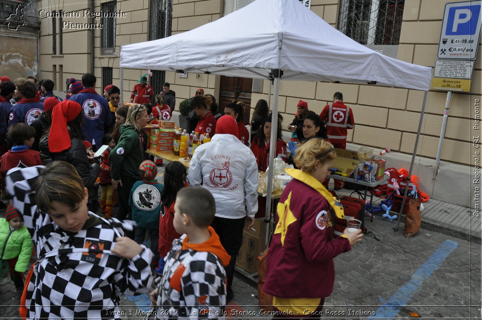 Ivrea 3 Marzo 2019 - La CRI allo Storico Carnevale - Croce Rossa Italiana - Comitato Regionale del Piemonte