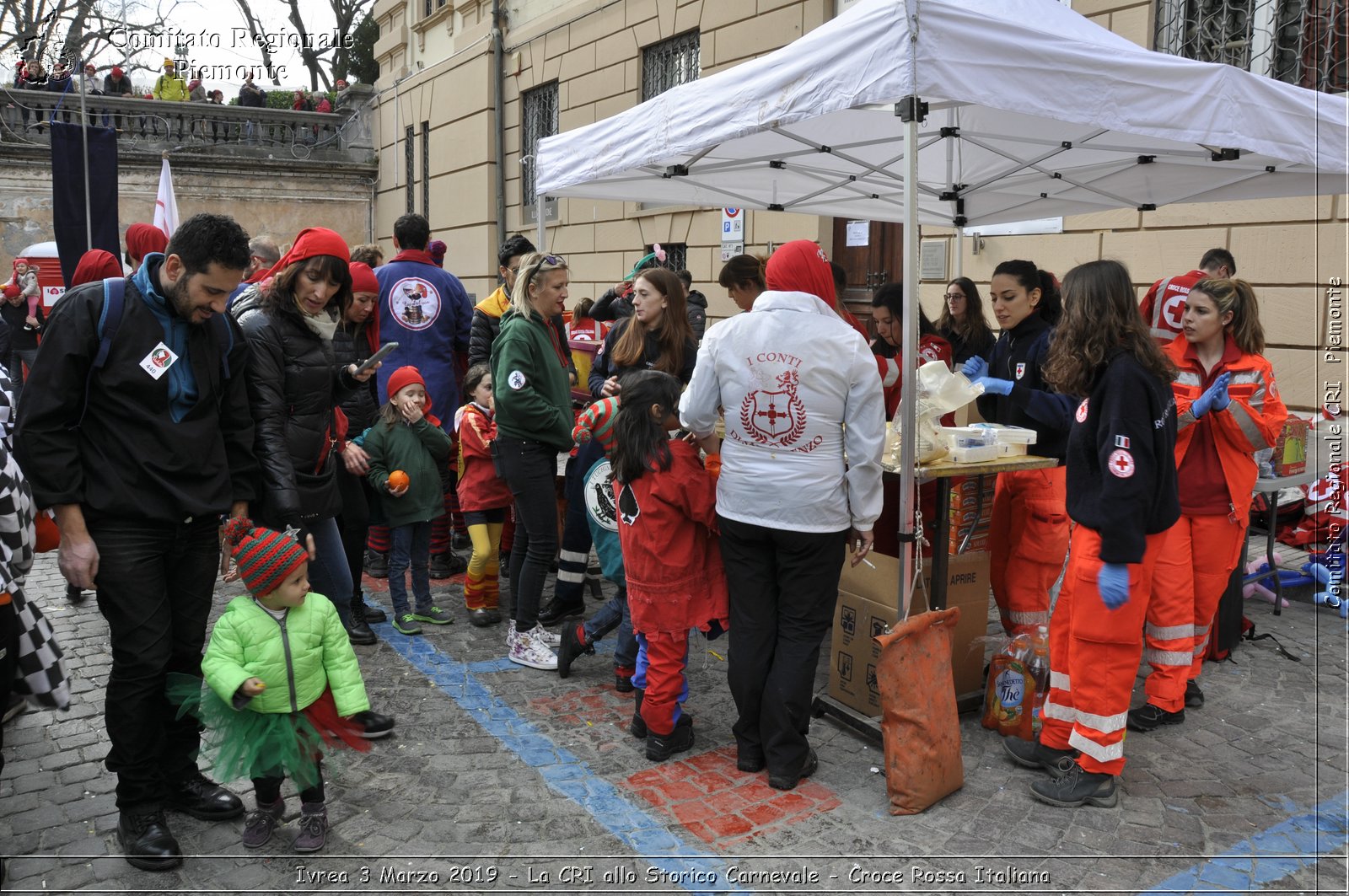 Ivrea 3 Marzo 2019 - La CRI allo Storico Carnevale - Croce Rossa Italiana - Comitato Regionale del Piemonte