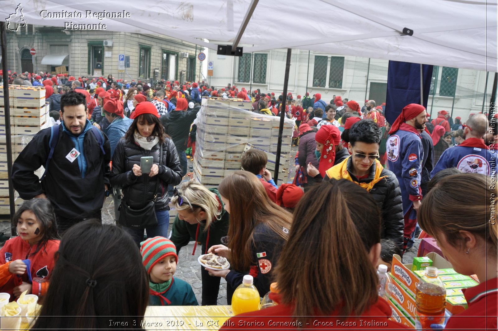 Ivrea 3 Marzo 2019 - La CRI allo Storico Carnevale - Croce Rossa Italiana - Comitato Regionale del Piemonte