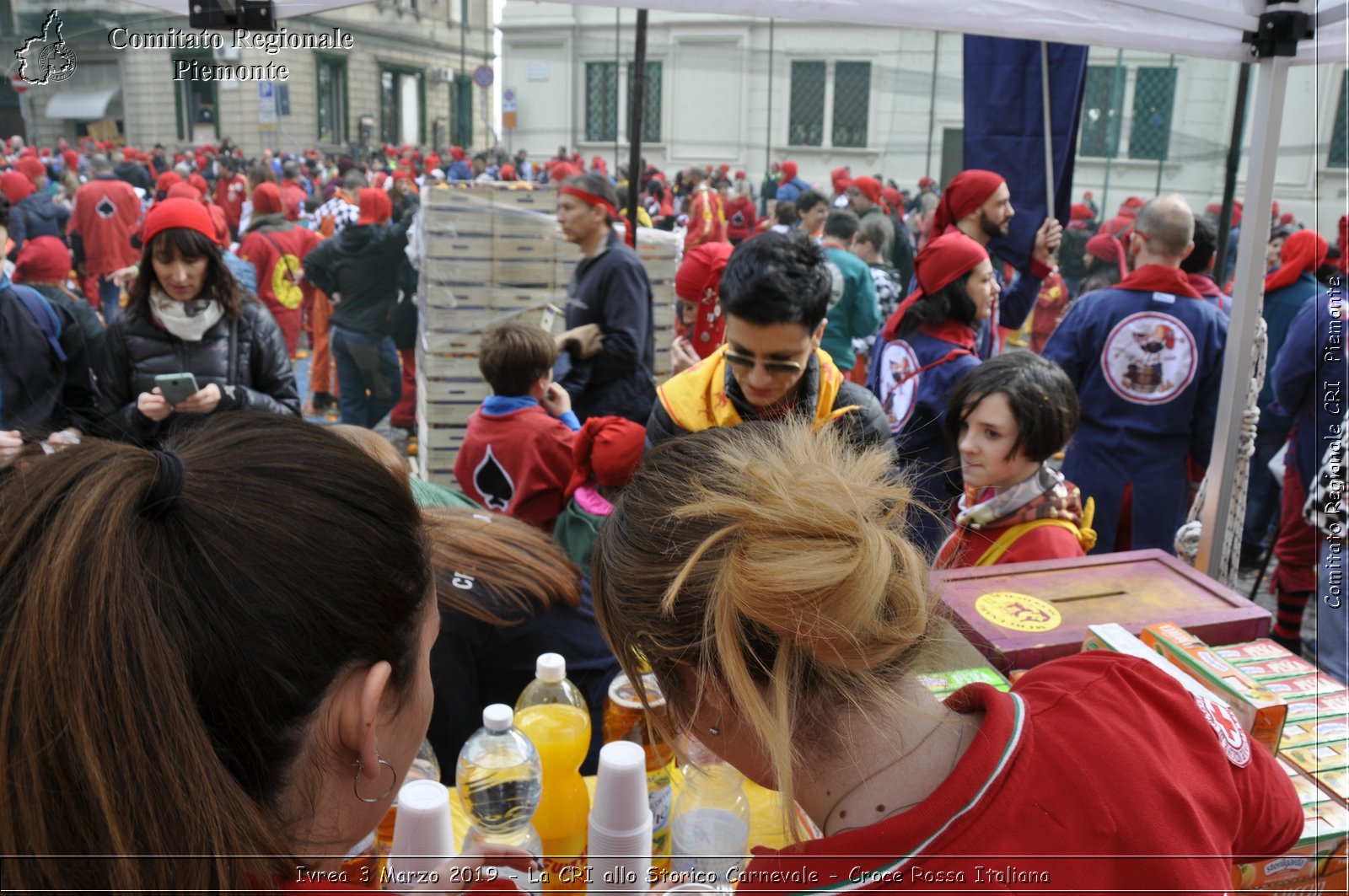 Ivrea 3 Marzo 2019 - La CRI allo Storico Carnevale - Croce Rossa Italiana - Comitato Regionale del Piemonte