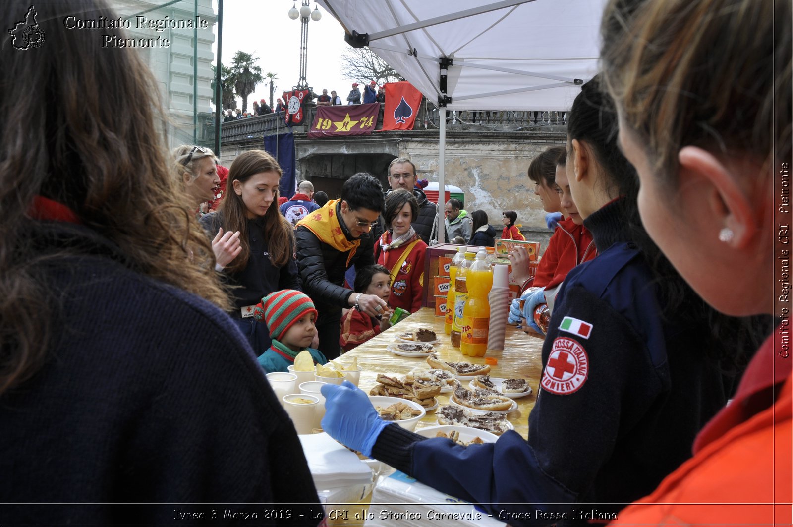 Ivrea 3 Marzo 2019 - La CRI allo Storico Carnevale - Croce Rossa Italiana - Comitato Regionale del Piemonte