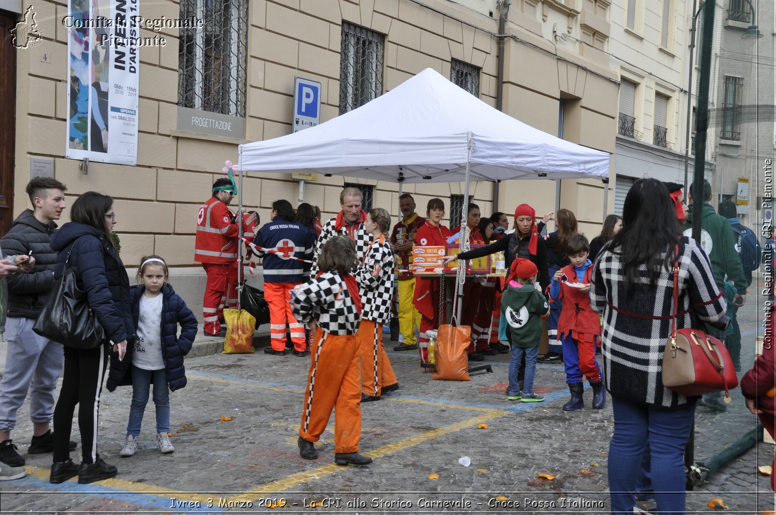 Ivrea 3 Marzo 2019 - La CRI allo Storico Carnevale - Croce Rossa Italiana - Comitato Regionale del Piemonte