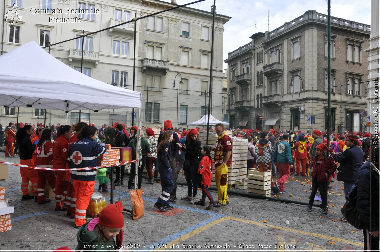 Ivrea 3 Marzo 2019 - La CRI allo Storico Carnevale - Croce Rossa Italiana - Comitato Regionale del Piemonte