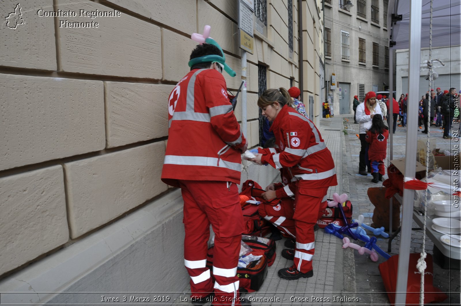 Ivrea 3 Marzo 2019 - La CRI allo Storico Carnevale - Croce Rossa Italiana - Comitato Regionale del Piemonte