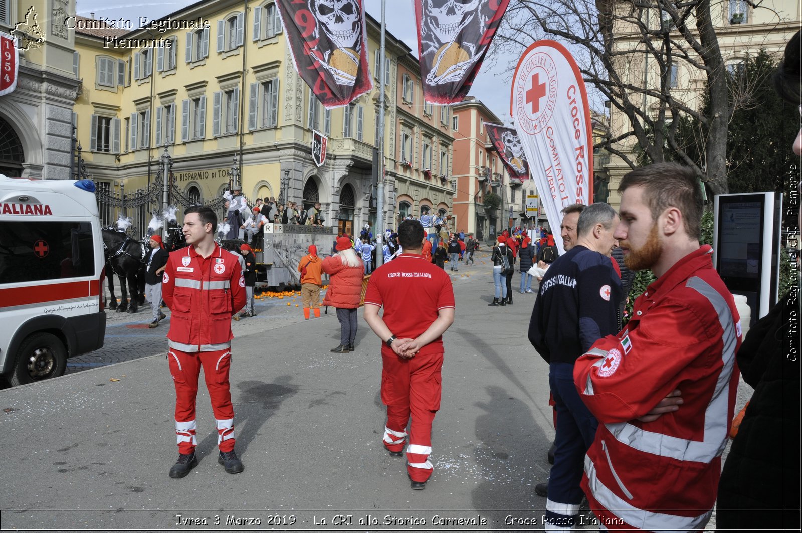 Ivrea 3 Marzo 2019 - La CRI allo Storico Carnevale - Croce Rossa Italiana - Comitato Regionale del Piemonte