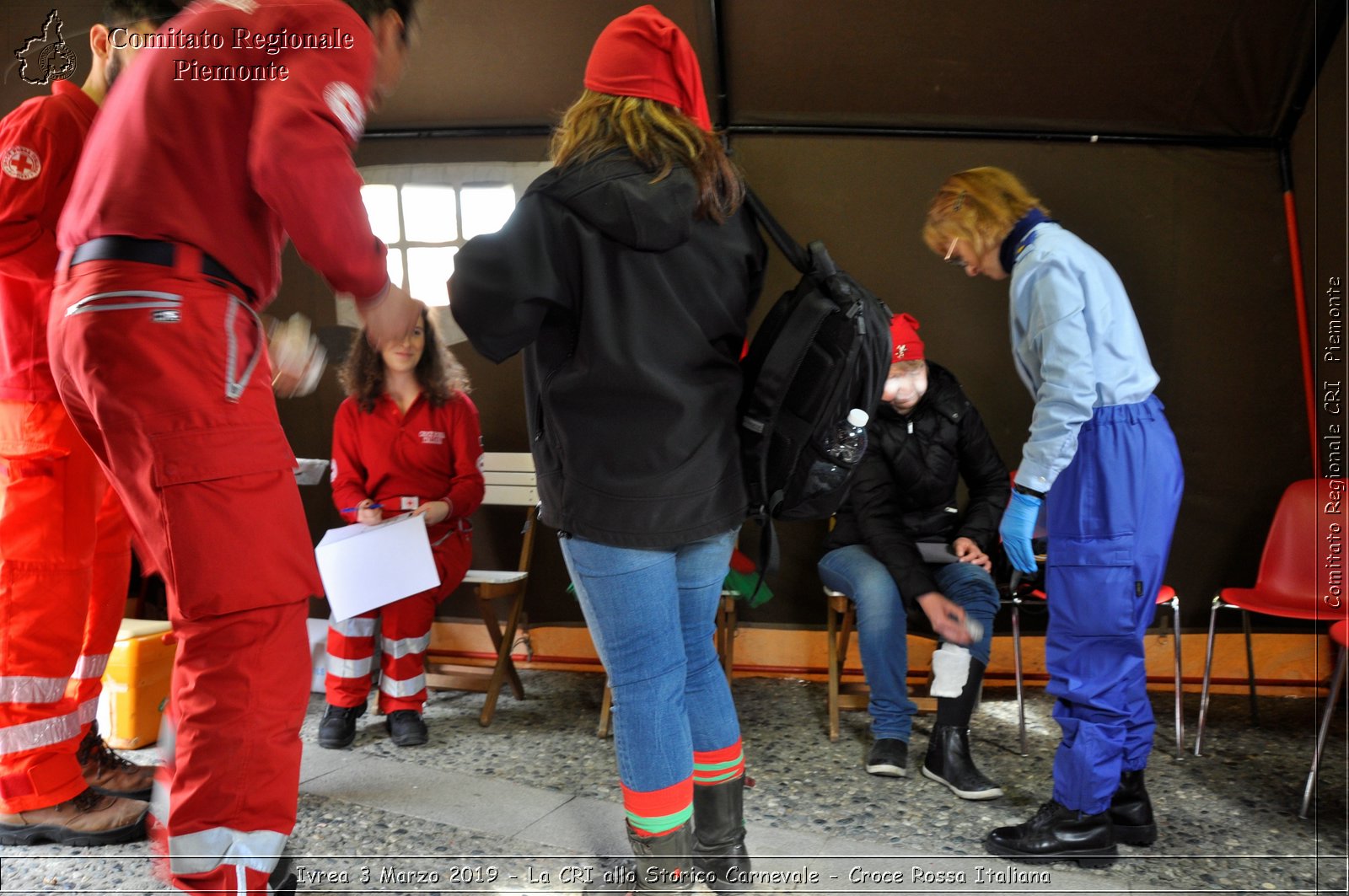 Ivrea 3 Marzo 2019 - La CRI allo Storico Carnevale - Croce Rossa Italiana - Comitato Regionale del Piemonte