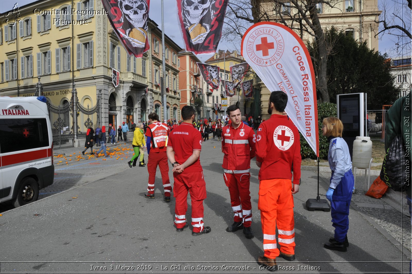 Ivrea 3 Marzo 2019 - La CRI allo Storico Carnevale - Croce Rossa Italiana - Comitato Regionale del Piemonte