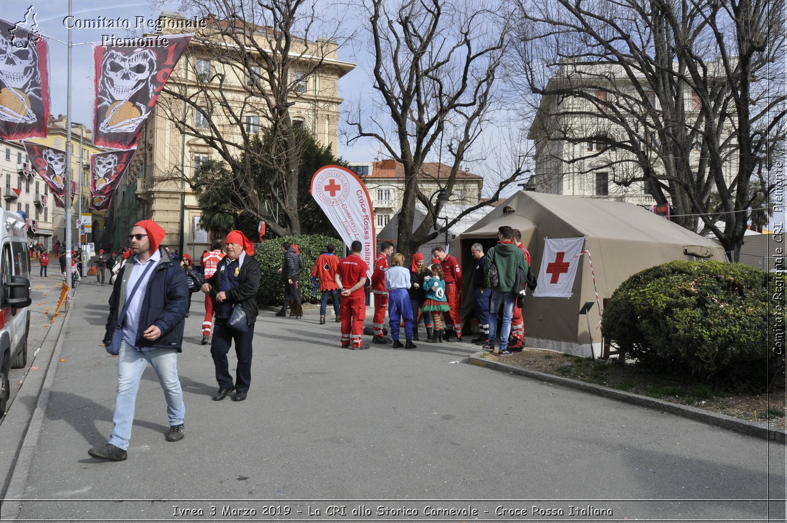 Ivrea 3 Marzo 2019 - La CRI allo Storico Carnevale - Croce Rossa Italiana - Comitato Regionale del Piemonte