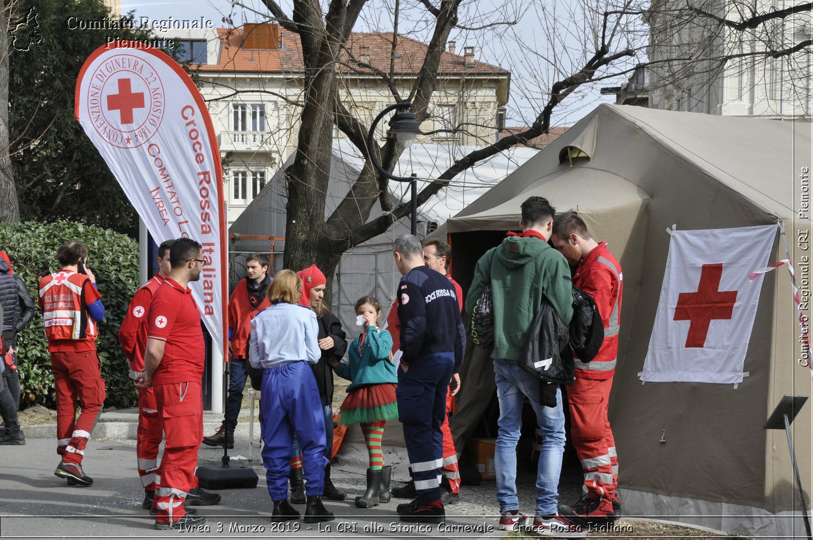 Ivrea 3 Marzo 2019 - La CRI allo Storico Carnevale - Croce Rossa Italiana - Comitato Regionale del Piemonte