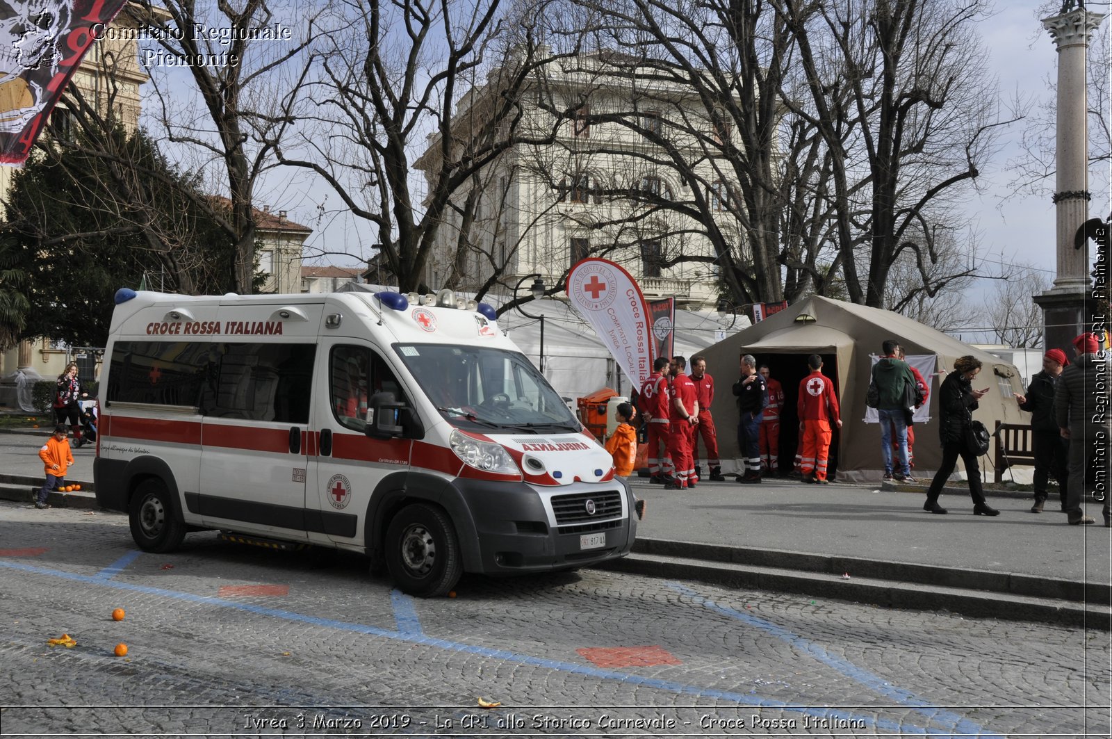 Ivrea 3 Marzo 2019 - La CRI allo Storico Carnevale - Croce Rossa Italiana - Comitato Regionale del Piemonte