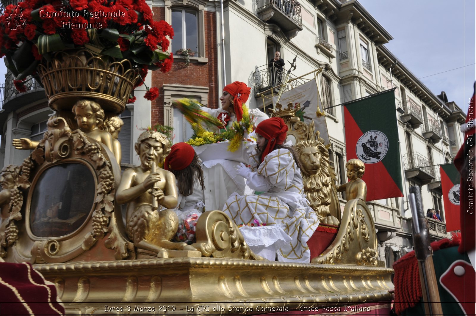 Ivrea 3 Marzo 2019 - La CRI allo Storico Carnevale - Croce Rossa Italiana - Comitato Regionale del Piemonte