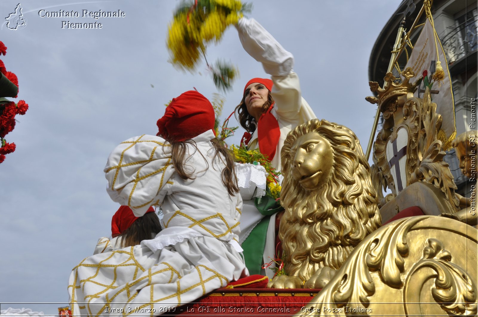 Ivrea 3 Marzo 2019 - La CRI allo Storico Carnevale - Croce Rossa Italiana - Comitato Regionale del Piemonte