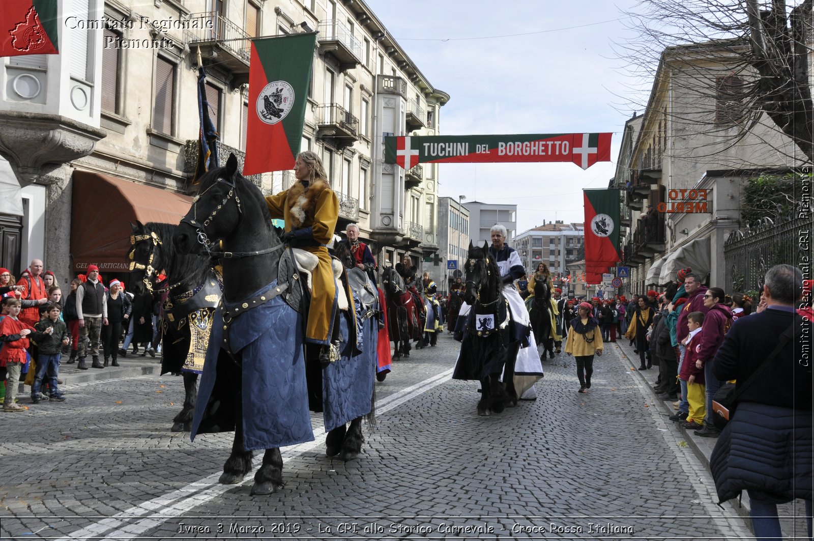 Ivrea 3 Marzo 2019 - La CRI allo Storico Carnevale - Croce Rossa Italiana - Comitato Regionale del Piemonte