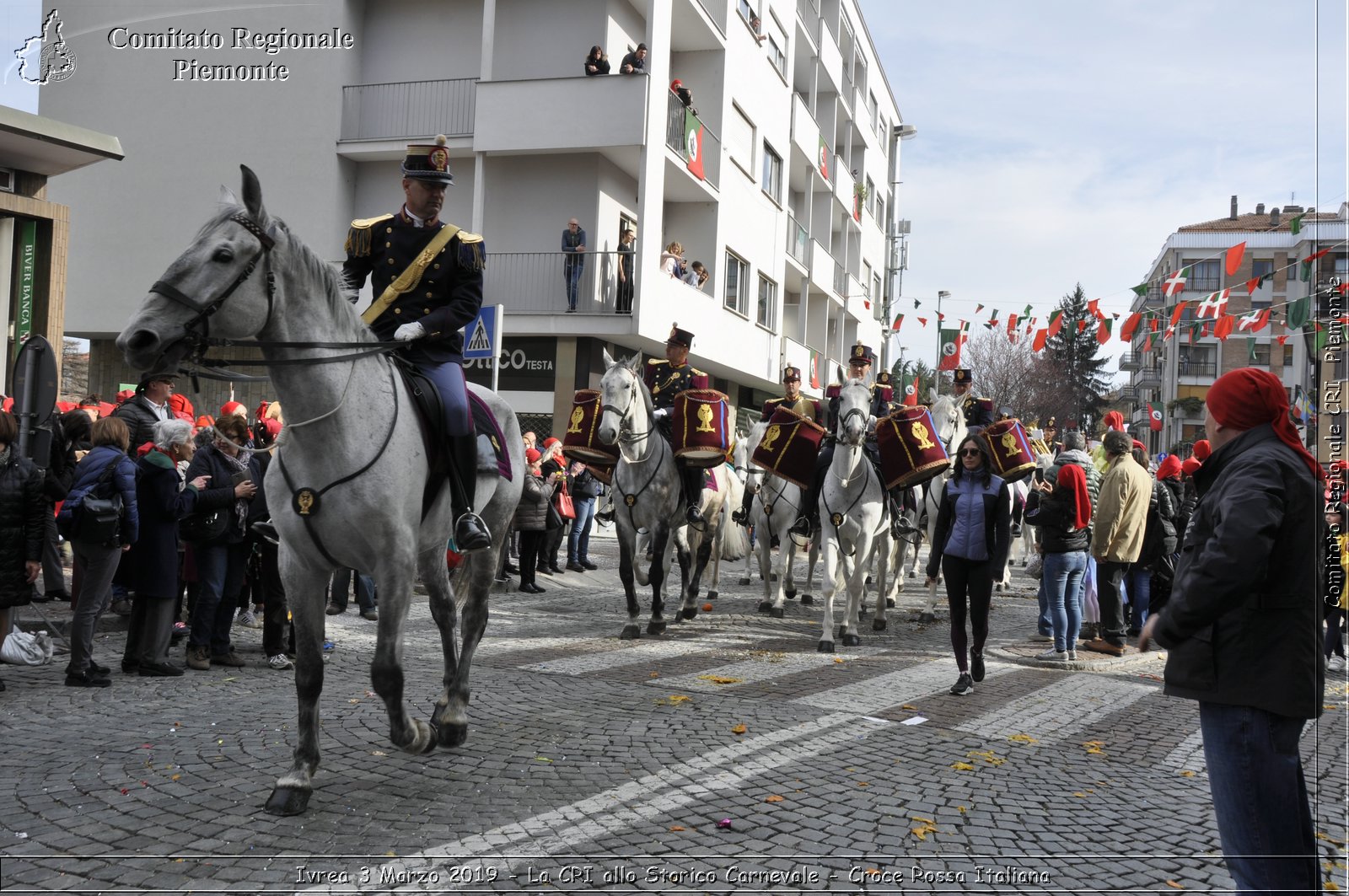 Ivrea 3 Marzo 2019 - La CRI allo Storico Carnevale - Croce Rossa Italiana - Comitato Regionale del Piemonte