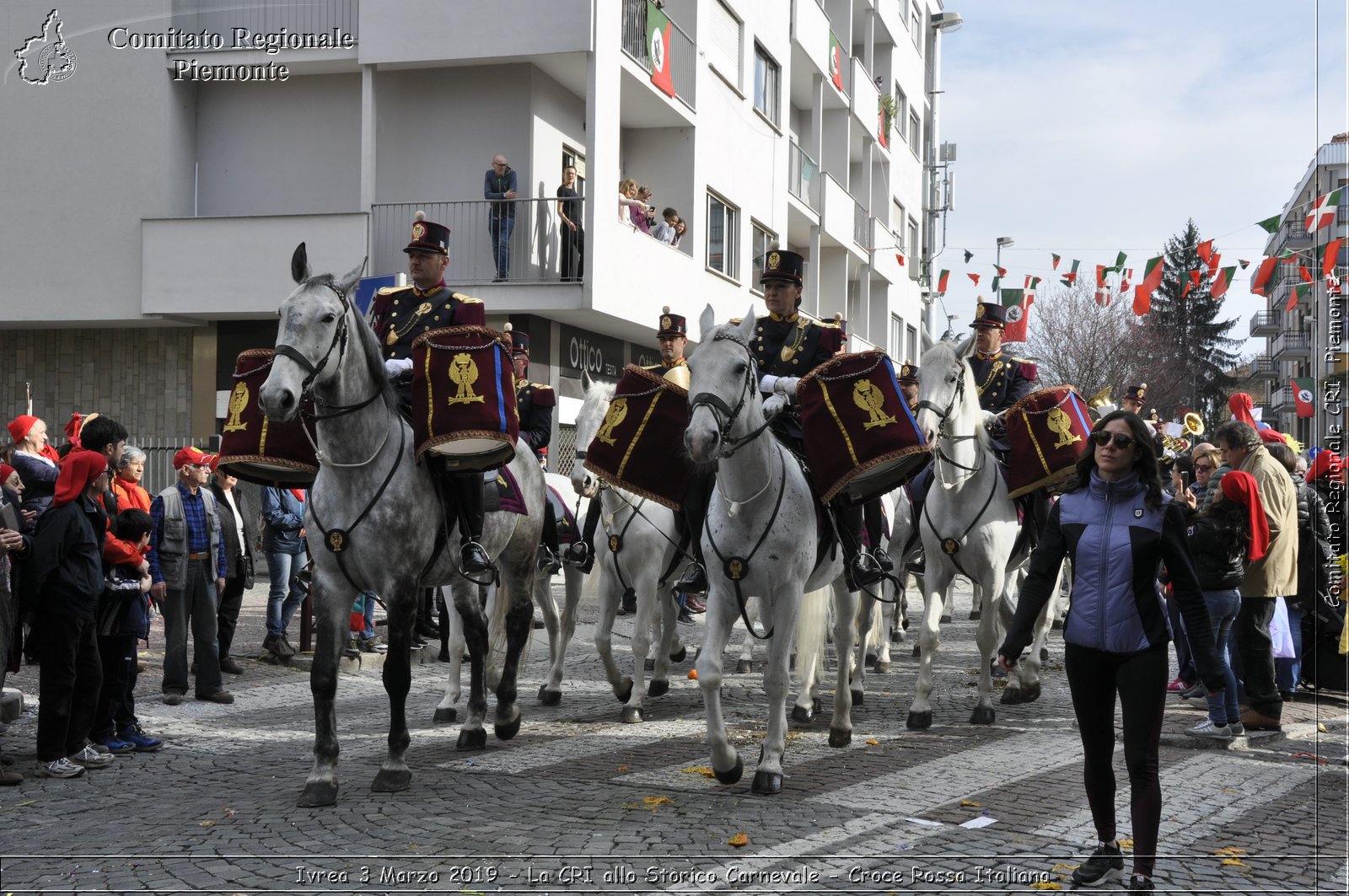 Ivrea 3 Marzo 2019 - La CRI allo Storico Carnevale - Croce Rossa Italiana - Comitato Regionale del Piemonte