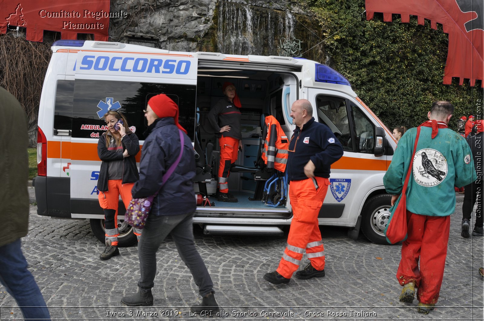 Ivrea 3 Marzo 2019 - La CRI allo Storico Carnevale - Croce Rossa Italiana - Comitato Regionale del Piemonte