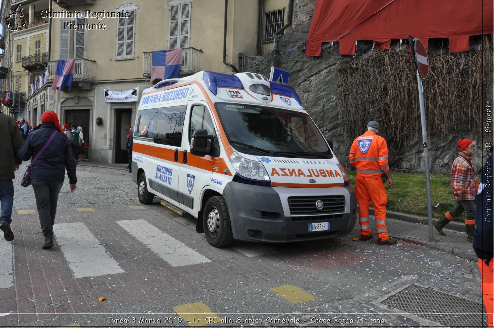 Ivrea 3 Marzo 2019 - La CRI allo Storico Carnevale - Croce Rossa Italiana - Comitato Regionale del Piemonte