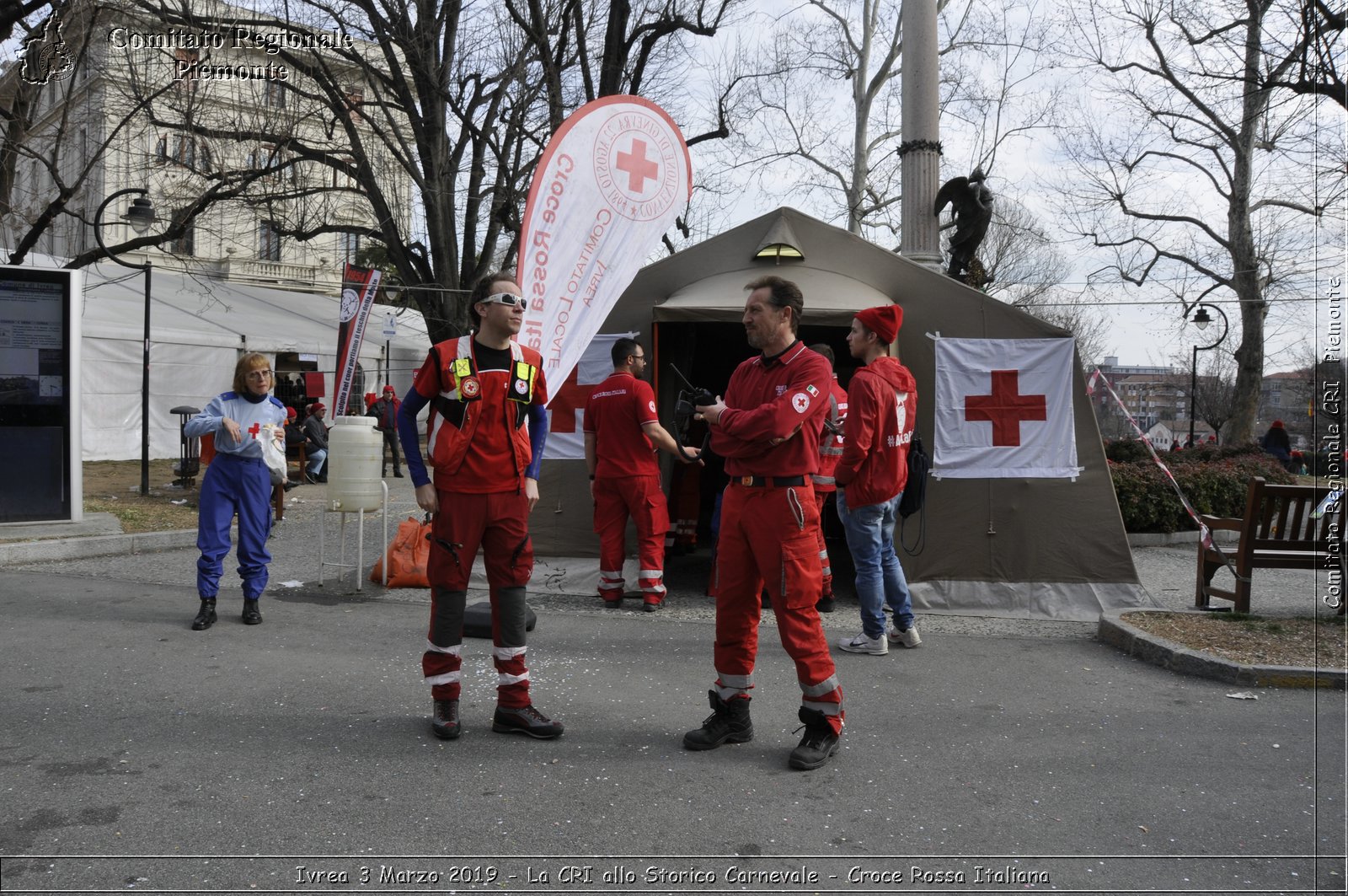 Ivrea 3 Marzo 2019 - La CRI allo Storico Carnevale - Croce Rossa Italiana - Comitato Regionale del Piemonte