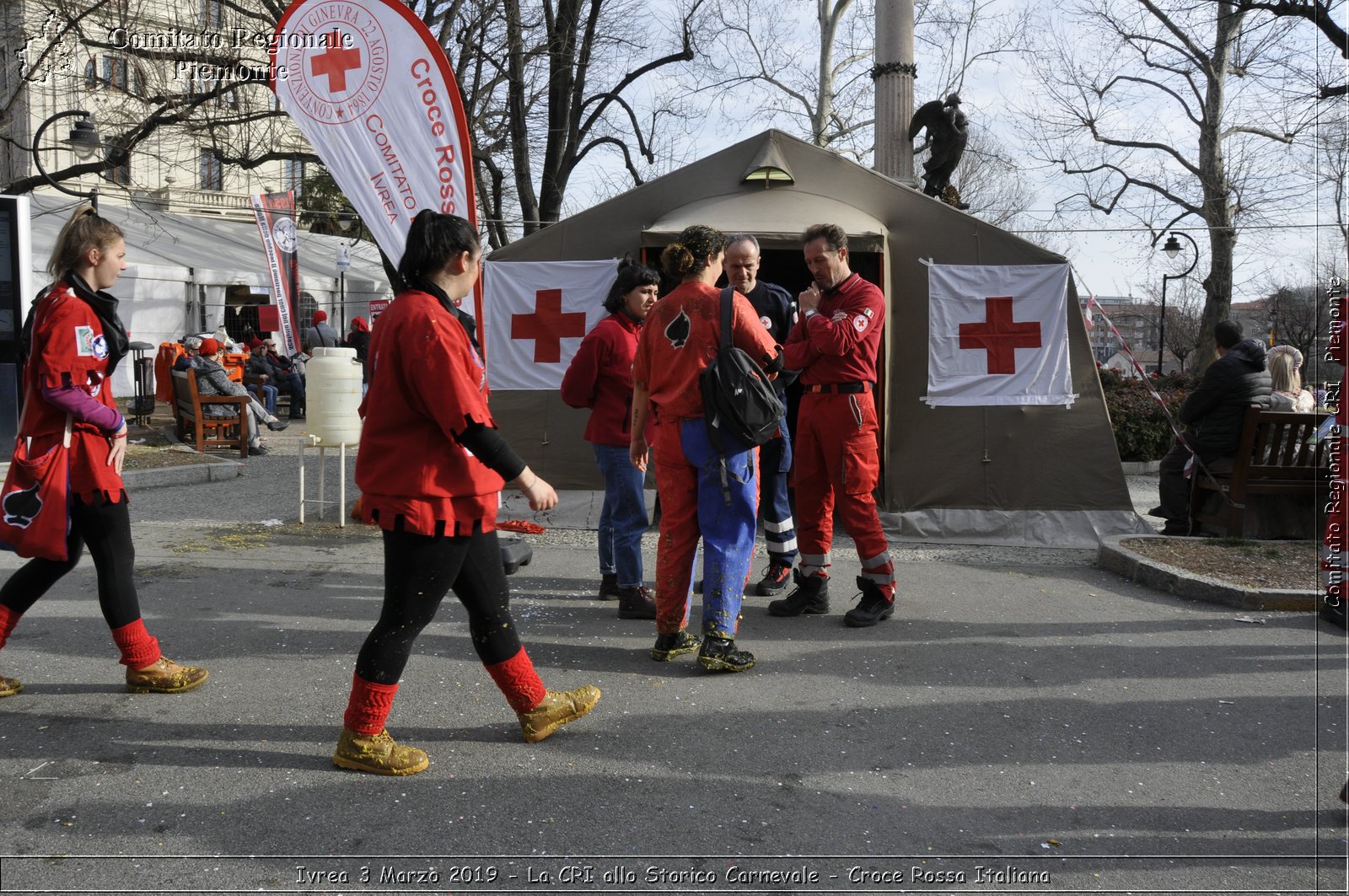 Ivrea 3 Marzo 2019 - La CRI allo Storico Carnevale - Croce Rossa Italiana - Comitato Regionale del Piemonte