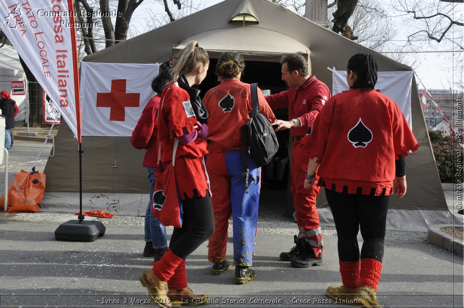 Ivrea 3 Marzo 2019 - La CRI allo Storico Carnevale - Croce Rossa Italiana - Comitato Regionale del Piemonte