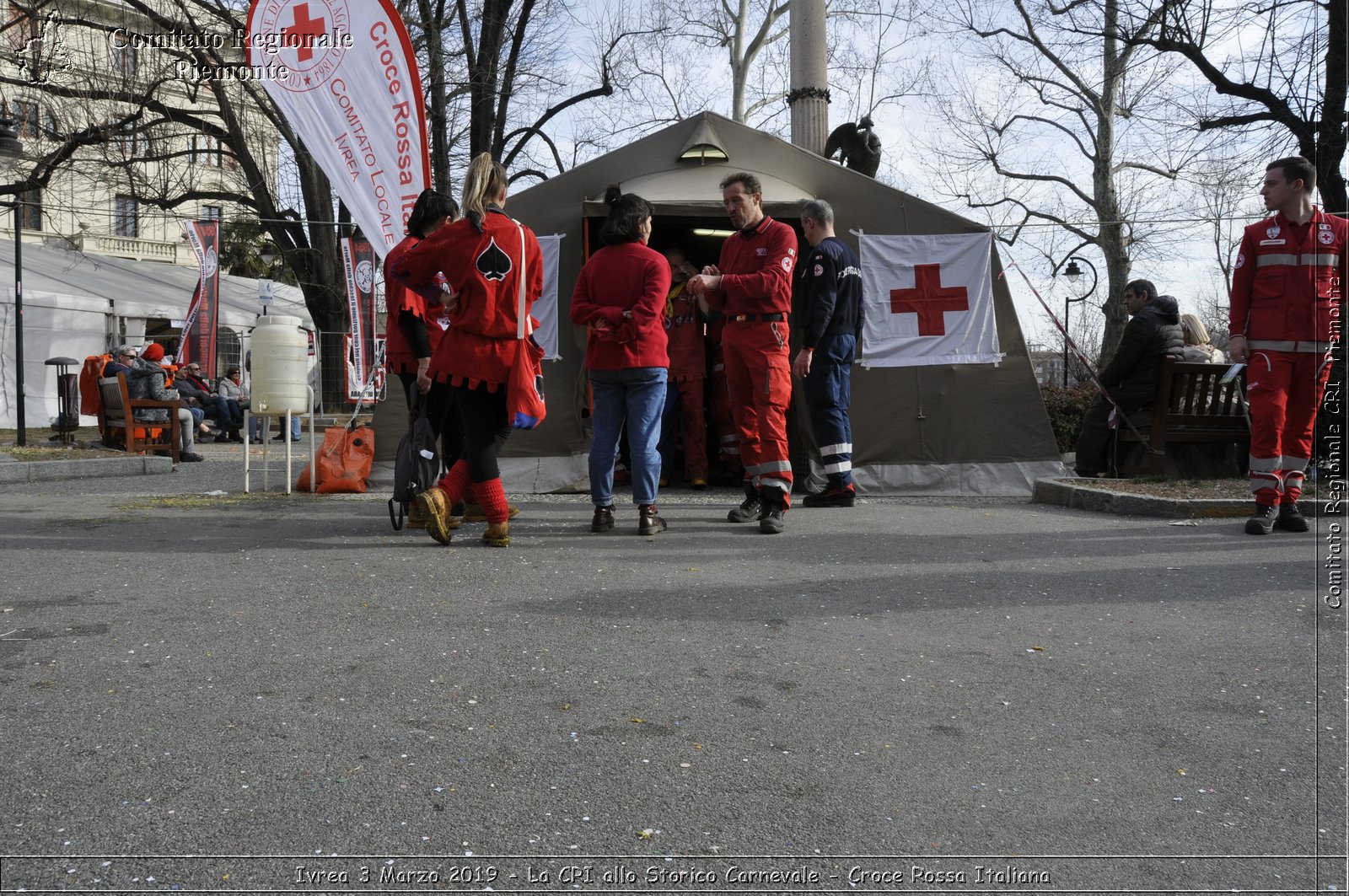 Ivrea 3 Marzo 2019 - La CRI allo Storico Carnevale - Croce Rossa Italiana - Comitato Regionale del Piemonte