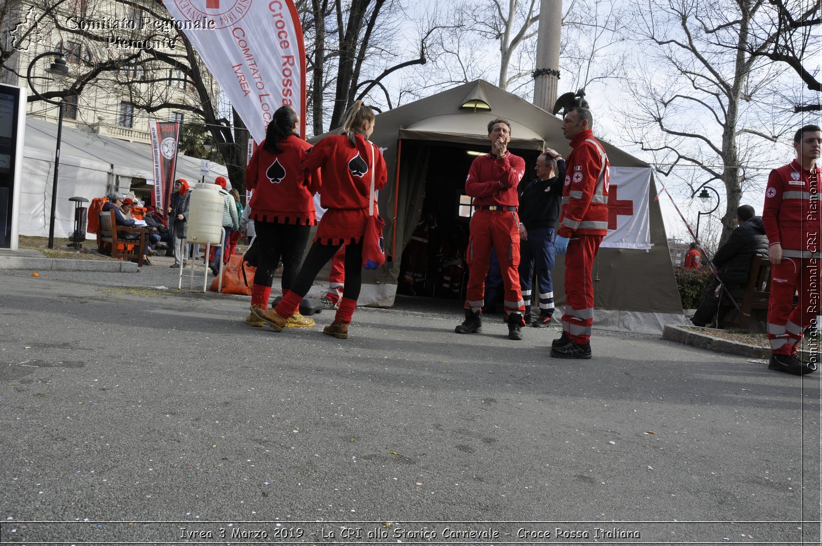 Ivrea 3 Marzo 2019 - La CRI allo Storico Carnevale - Croce Rossa Italiana - Comitato Regionale del Piemonte