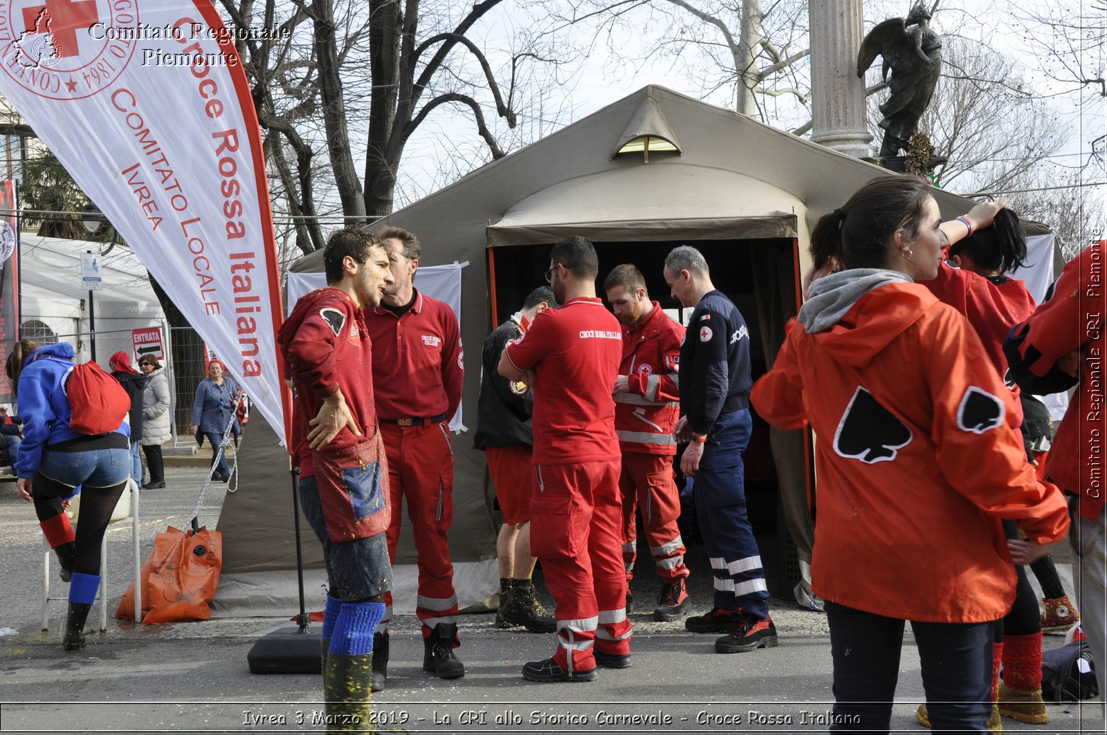 Ivrea 3 Marzo 2019 - La CRI allo Storico Carnevale - Croce Rossa Italiana - Comitato Regionale del Piemonte