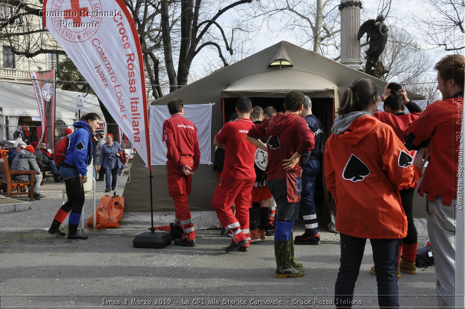 Ivrea 3 Marzo 2019 - La CRI allo Storico Carnevale - Croce Rossa Italiana - Comitato Regionale del Piemonte