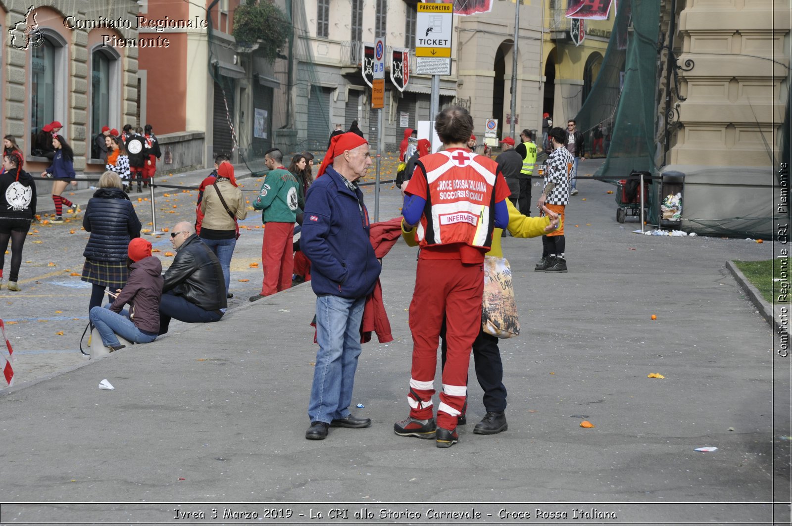 Ivrea 3 Marzo 2019 - La CRI allo Storico Carnevale - Croce Rossa Italiana - Comitato Regionale del Piemonte