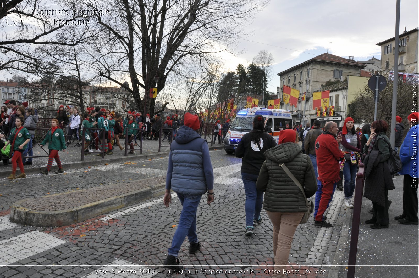 Ivrea 3 Marzo 2019 - La CRI allo Storico Carnevale - Croce Rossa Italiana - Comitato Regionale del Piemonte