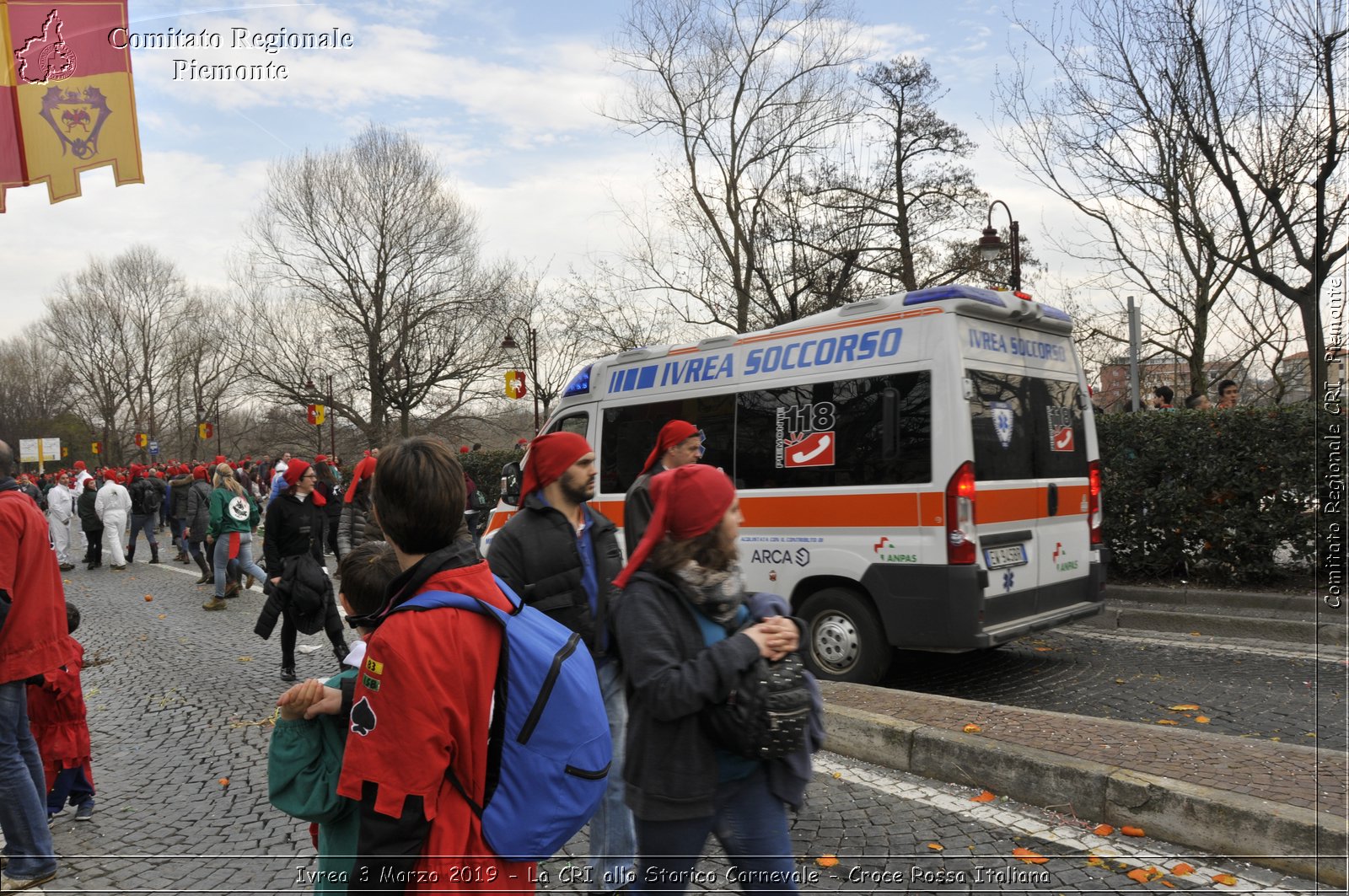 Ivrea 3 Marzo 2019 - La CRI allo Storico Carnevale - Croce Rossa Italiana - Comitato Regionale del Piemonte