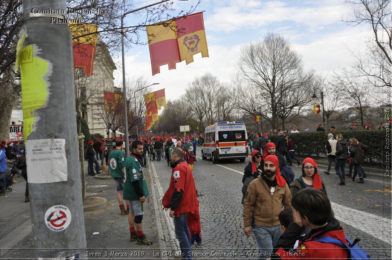 Ivrea 3 Marzo 2019 - La CRI allo Storico Carnevale - Croce Rossa Italiana - Comitato Regionale del Piemonte