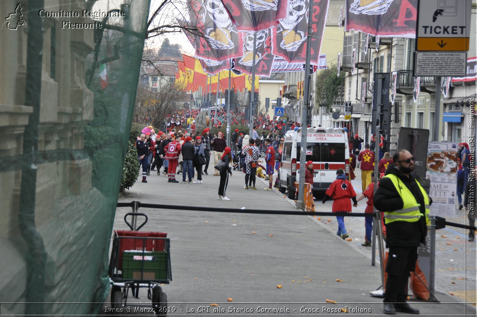 Ivrea 3 Marzo 2019 - La CRI allo Storico Carnevale - Croce Rossa Italiana - Comitato Regionale del Piemonte