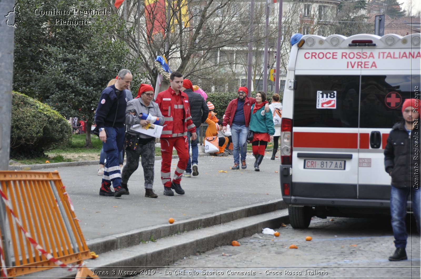 Ivrea 3 Marzo 2019 - La CRI allo Storico Carnevale - Croce Rossa Italiana - Comitato Regionale del Piemonte