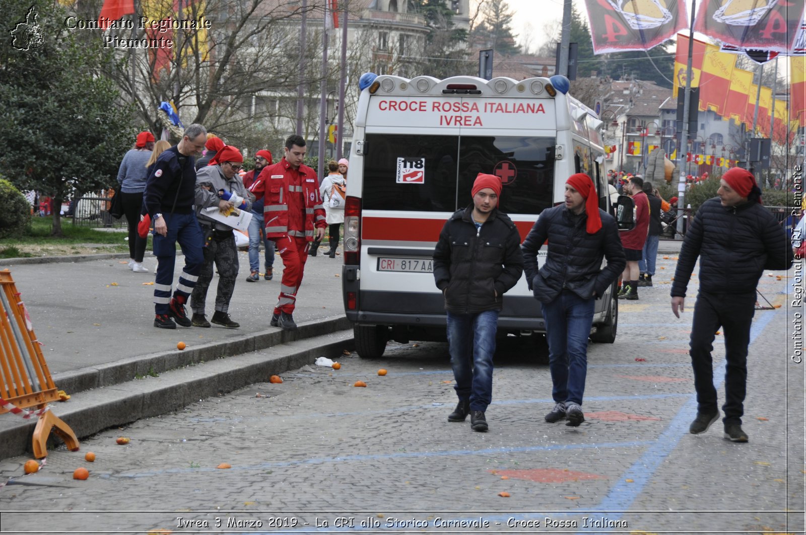 Ivrea 3 Marzo 2019 - La CRI allo Storico Carnevale - Croce Rossa Italiana - Comitato Regionale del Piemonte