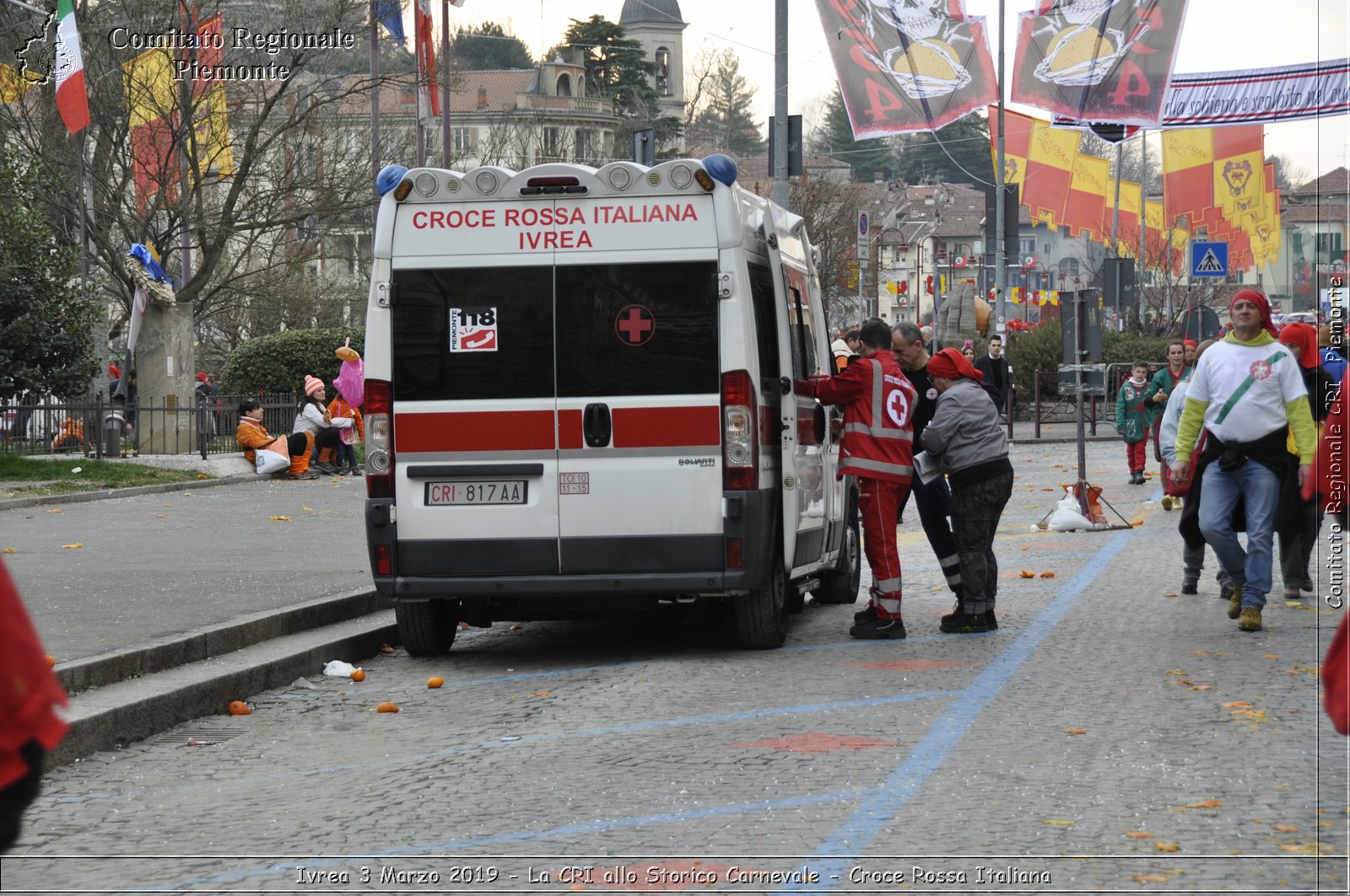 Ivrea 3 Marzo 2019 - La CRI allo Storico Carnevale - Croce Rossa Italiana - Comitato Regionale del Piemonte