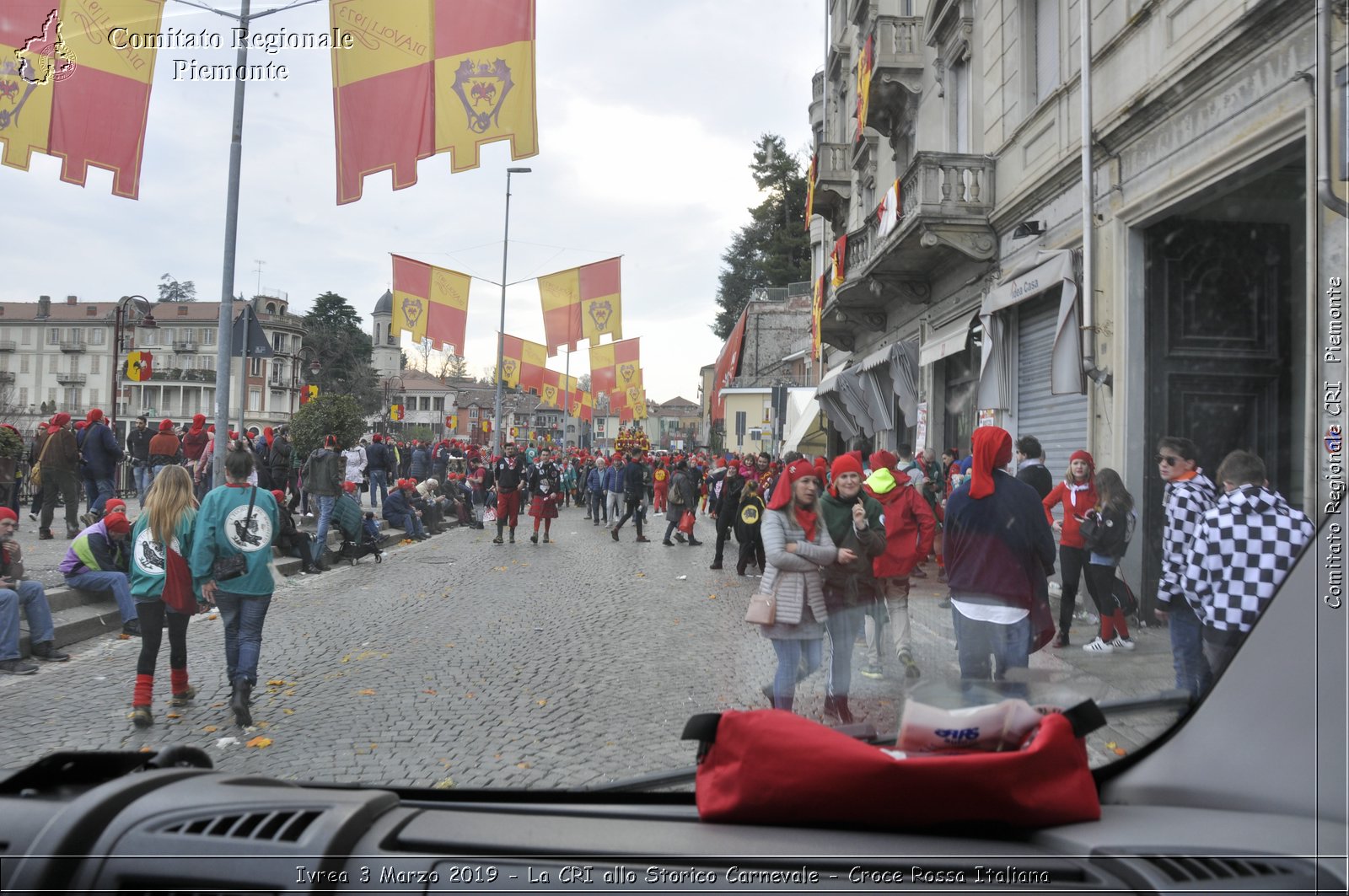 Ivrea 3 Marzo 2019 - La CRI allo Storico Carnevale - Croce Rossa Italiana - Comitato Regionale del Piemonte