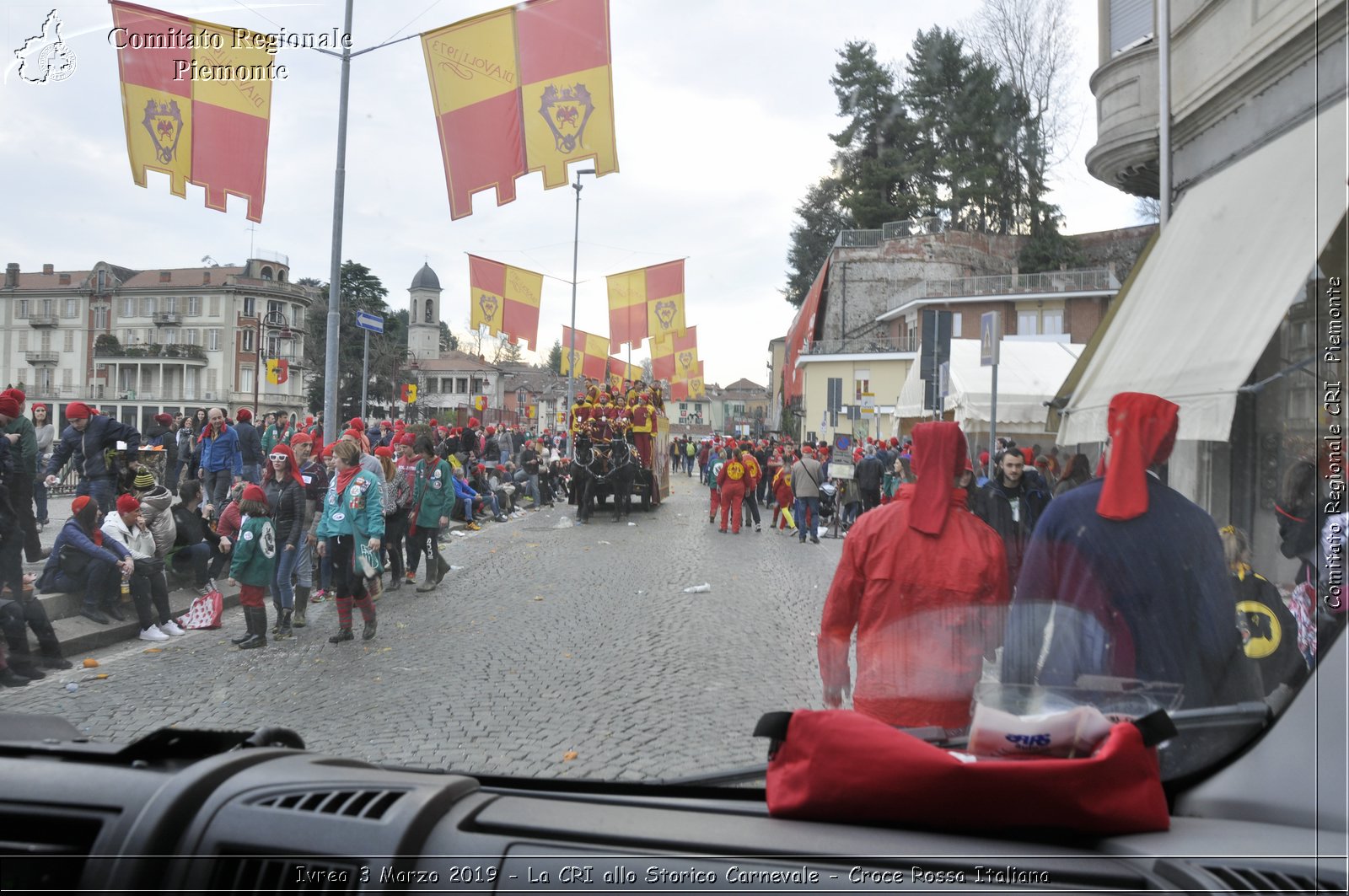 Ivrea 3 Marzo 2019 - La CRI allo Storico Carnevale - Croce Rossa Italiana - Comitato Regionale del Piemonte