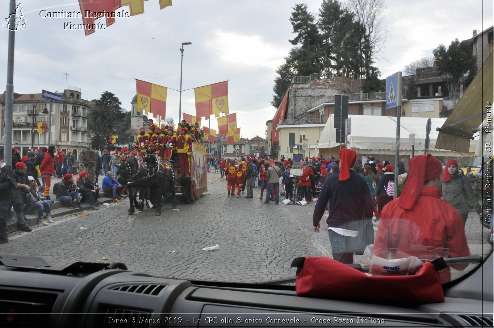 Ivrea 3 Marzo 2019 - La CRI allo Storico Carnevale - Croce Rossa Italiana - Comitato Regionale del Piemonte