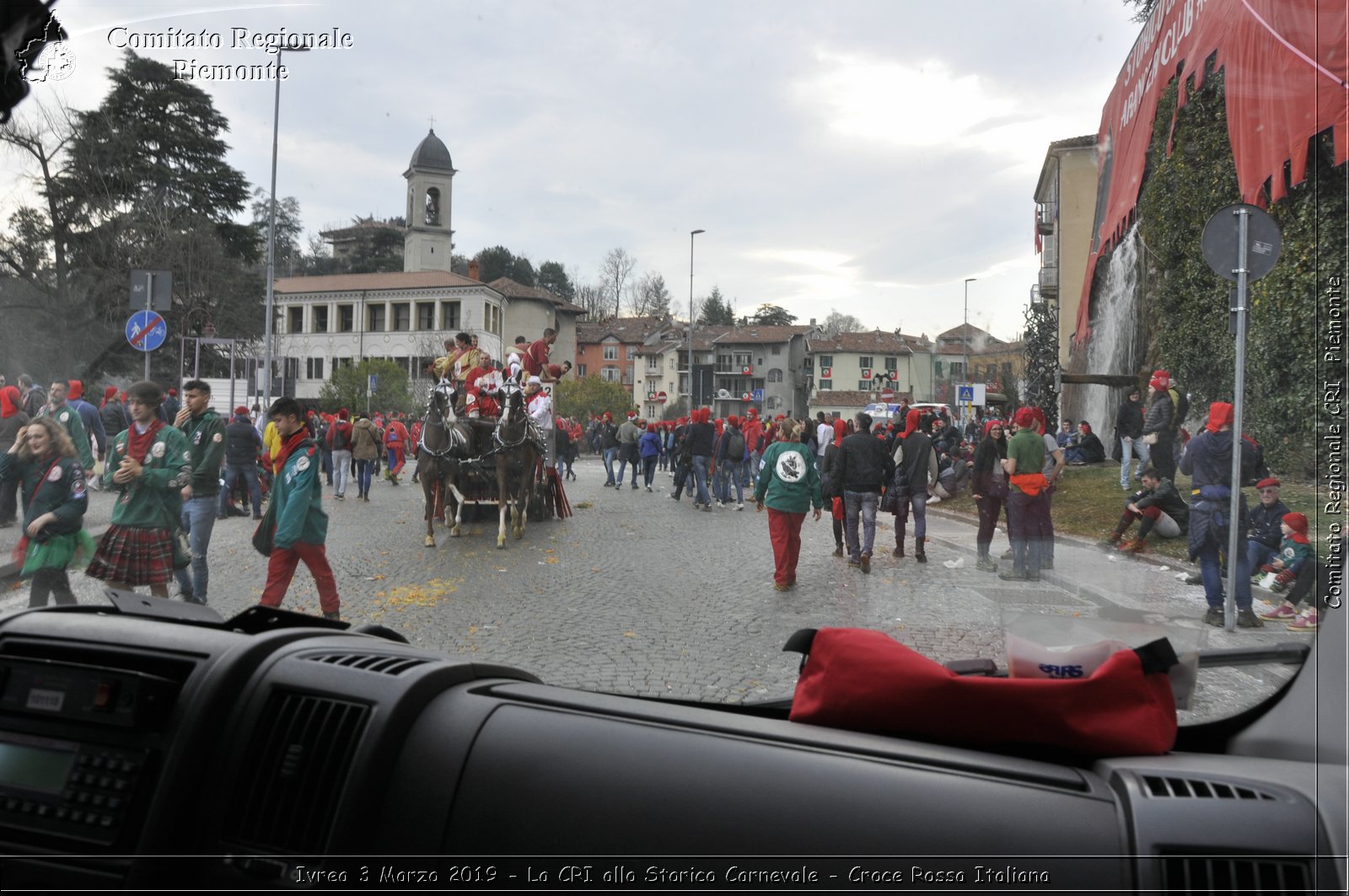 Ivrea 3 Marzo 2019 - La CRI allo Storico Carnevale - Croce Rossa Italiana - Comitato Regionale del Piemonte