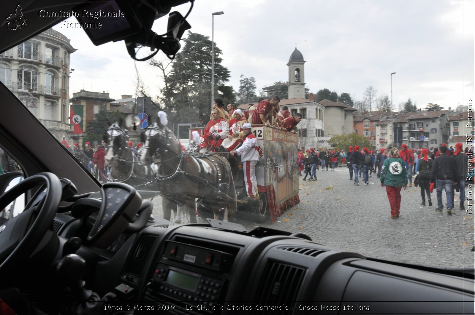 Ivrea 3 Marzo 2019 - La CRI allo Storico Carnevale - Croce Rossa Italiana - Comitato Regionale del Piemonte