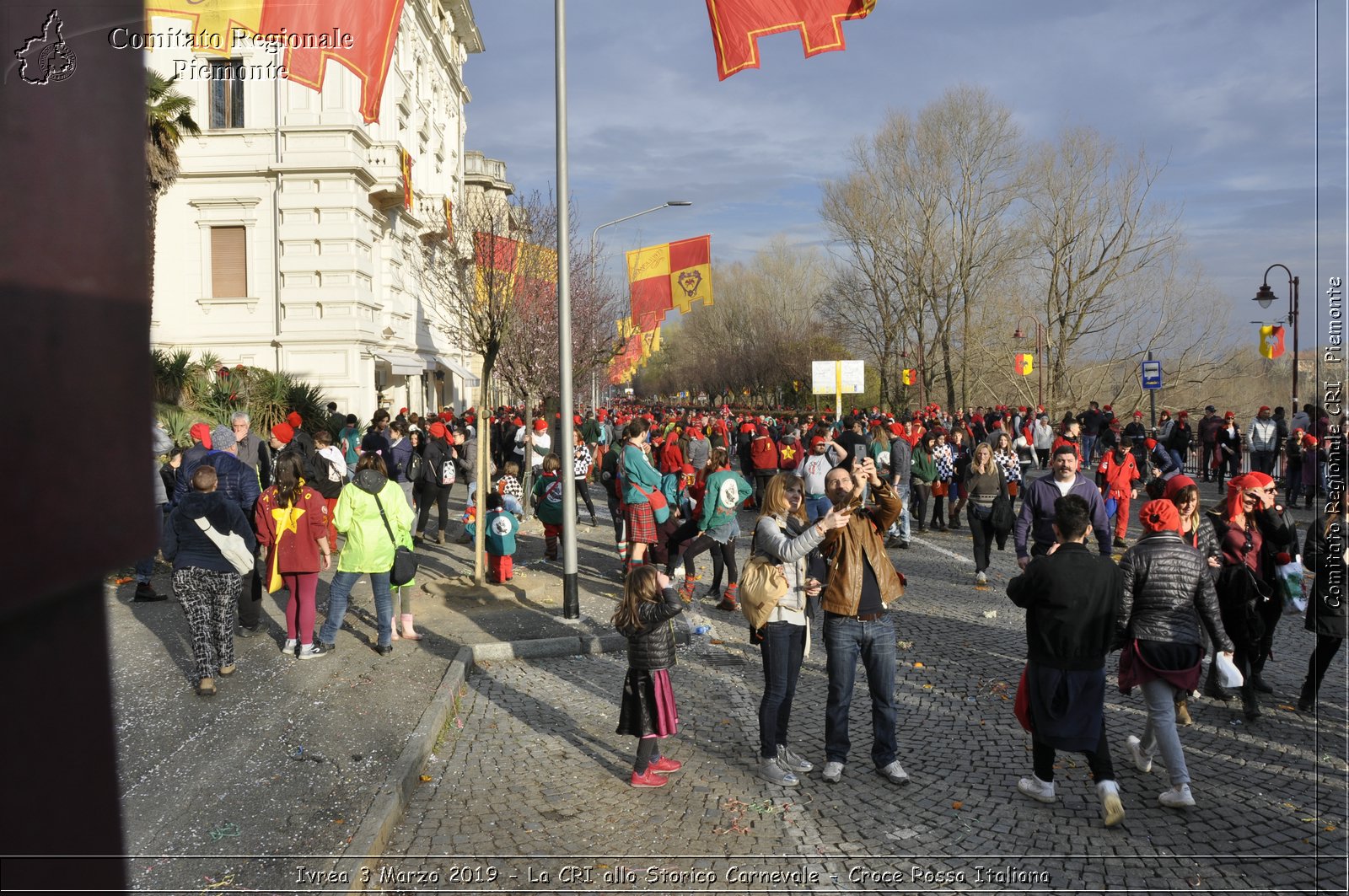 Ivrea 3 Marzo 2019 - La CRI allo Storico Carnevale - Croce Rossa Italiana - Comitato Regionale del Piemonte