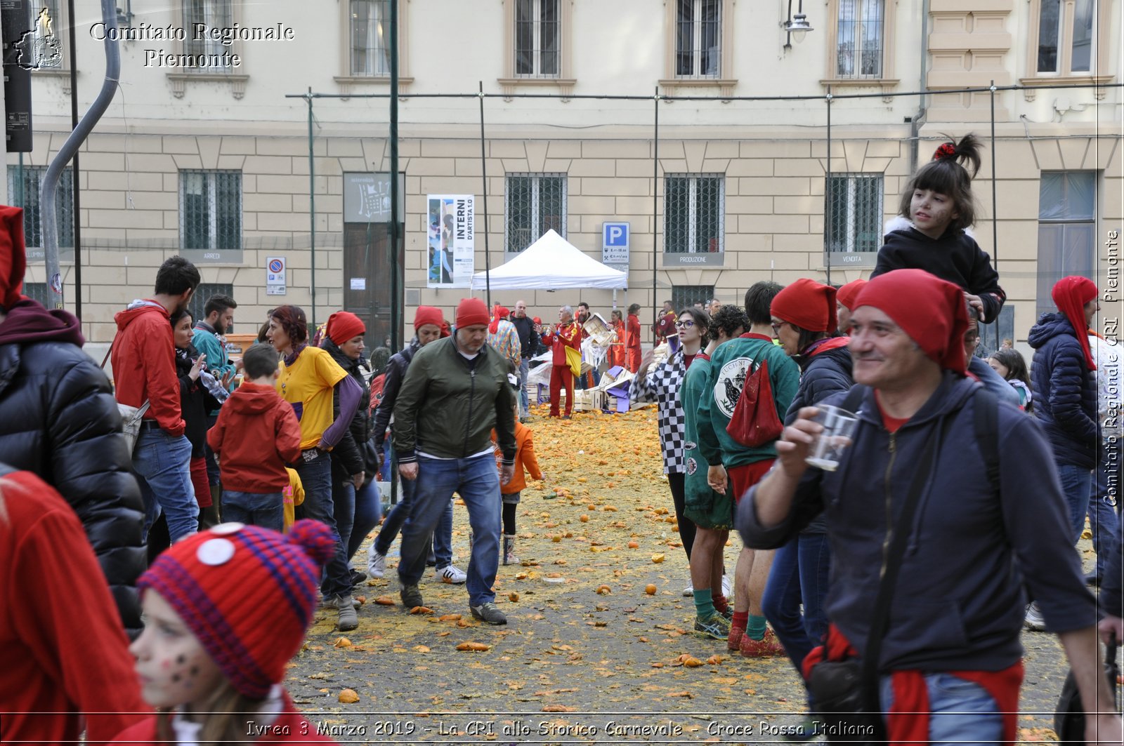 Ivrea 3 Marzo 2019 - La CRI allo Storico Carnevale - Croce Rossa Italiana - Comitato Regionale del Piemonte