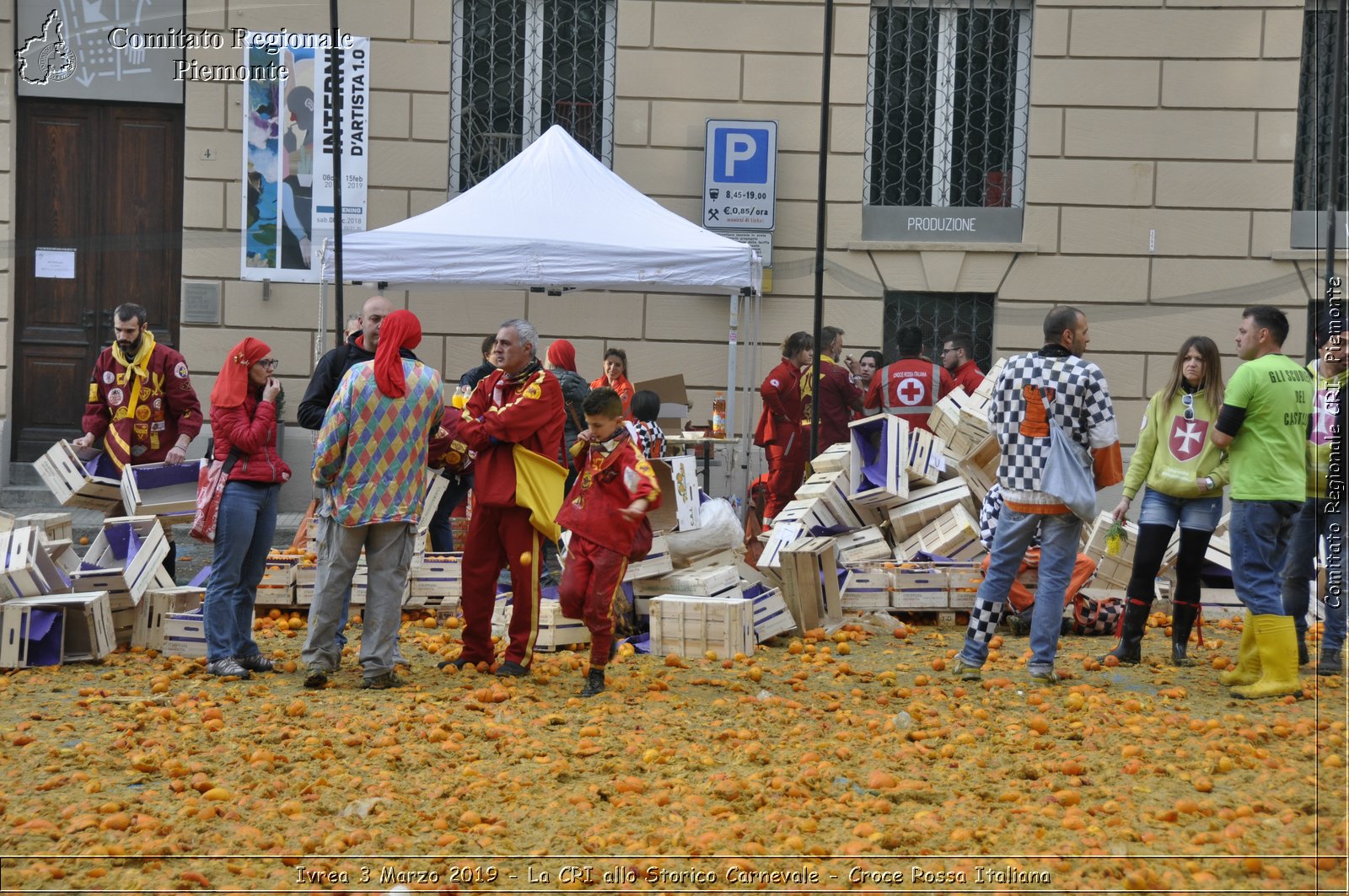 Ivrea 3 Marzo 2019 - La CRI allo Storico Carnevale - Croce Rossa Italiana - Comitato Regionale del Piemonte