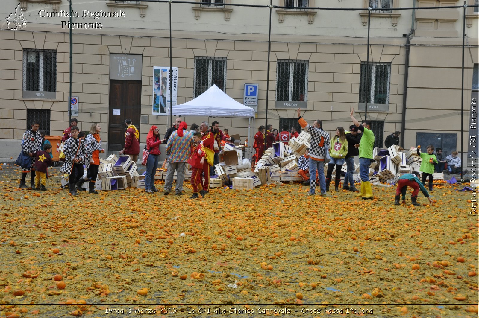 Ivrea 3 Marzo 2019 - La CRI allo Storico Carnevale - Croce Rossa Italiana - Comitato Regionale del Piemonte